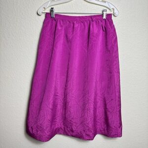 Gordon of Philadelphia‎ Women's Skirt Fuchsia Size 10 Back Zip Lined Vintage